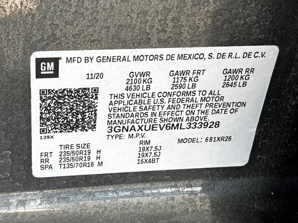 Certified 2021 Chevrolet Equinox LT AWD/4WD image 31