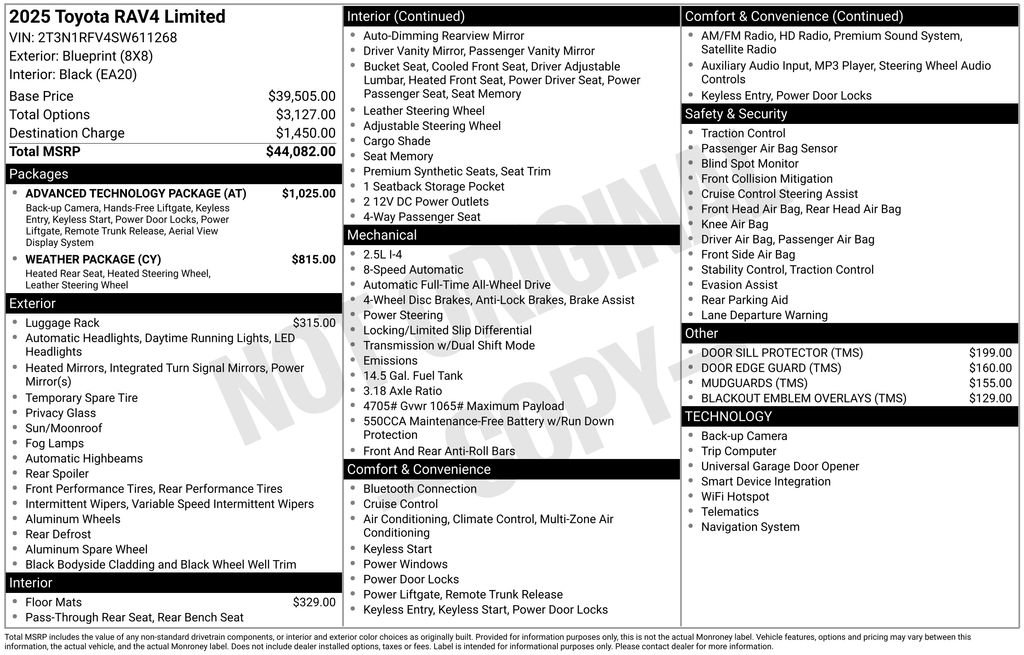 Used 2025 Toyota RAV4 Limited w/ Advanced Technology Package image 11