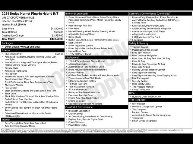 Used 2024 Dodge Hornet R/T AWD/4WD image 7