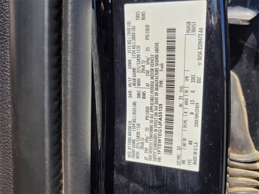 Used 2018 Ford F150 Platinum w/ Equipment Group 701A Luxury image 16