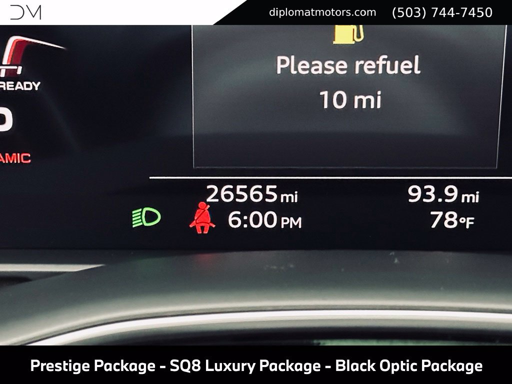 Used 2023 Audi SQ8 Prestige w/ Prestige Package AWD/4WD image 34