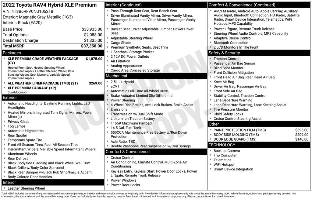 Certified 2022 Toyota RAV4 XLE Premium image 32