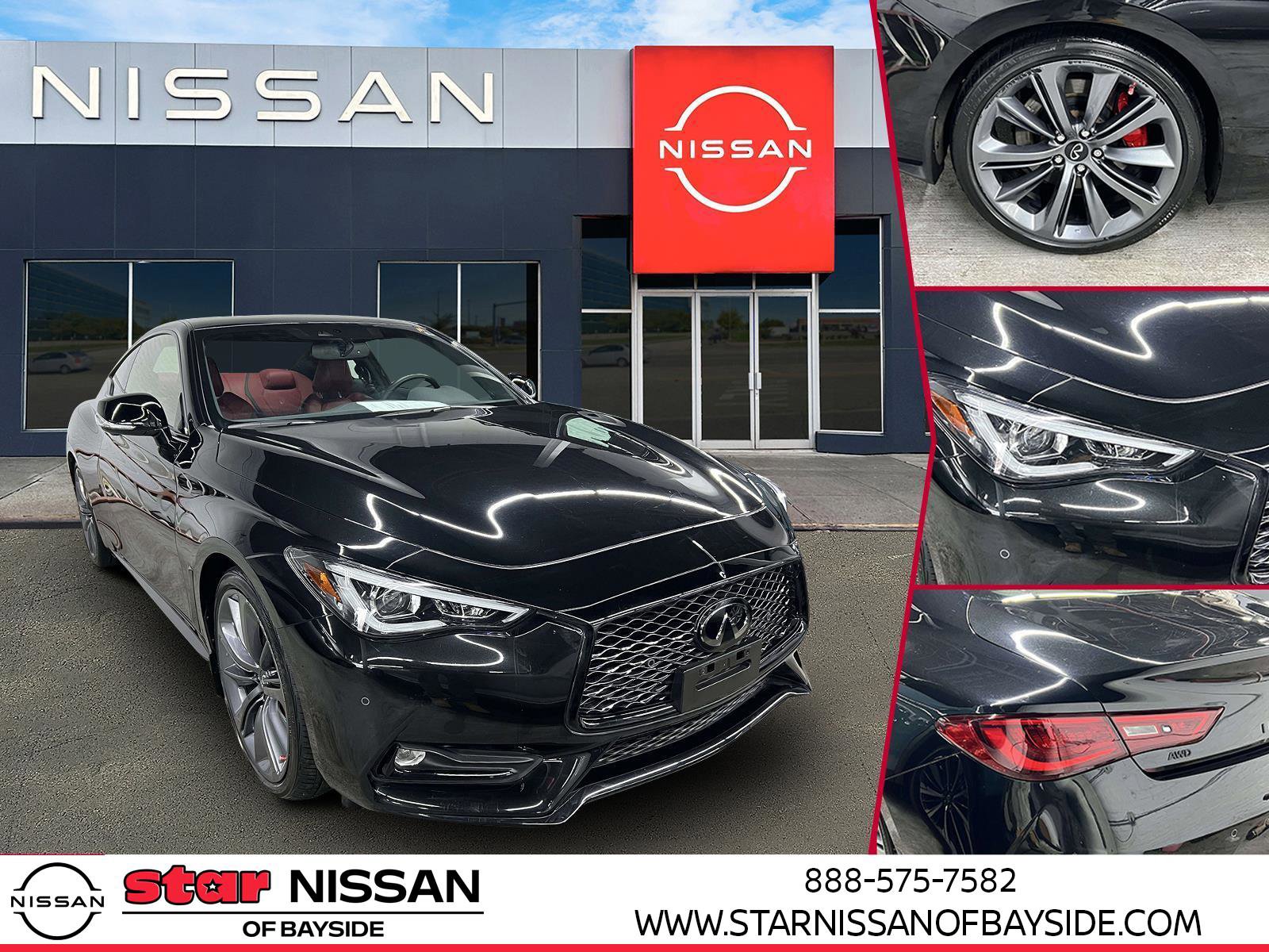 Used 2022 INFINITI Q60 Red Sport 400 w/ Cargo Package image 1