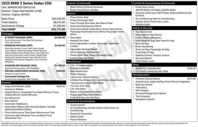 Used 2025 BMW 330i Sedan w/ M Sport Package image 4