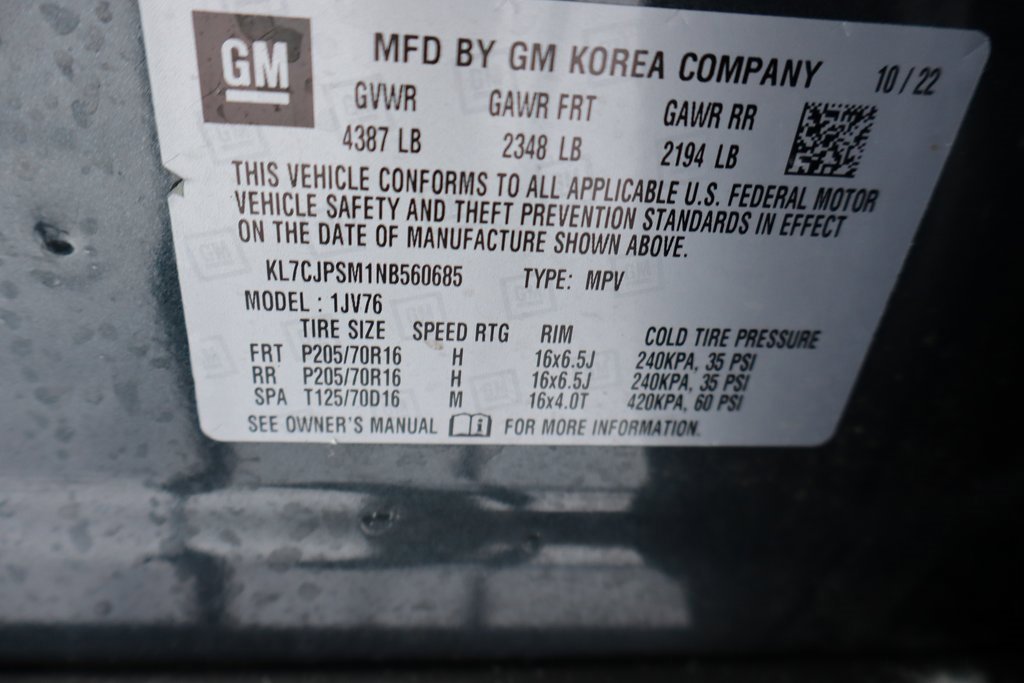 Used 2022 Chevrolet Trax LT w/ LT Convenience Package image 34