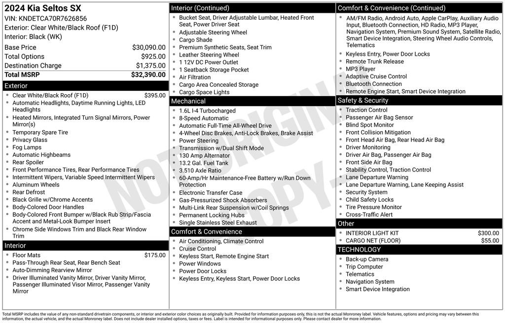 Used 2024 Kia Seltos SX image 29