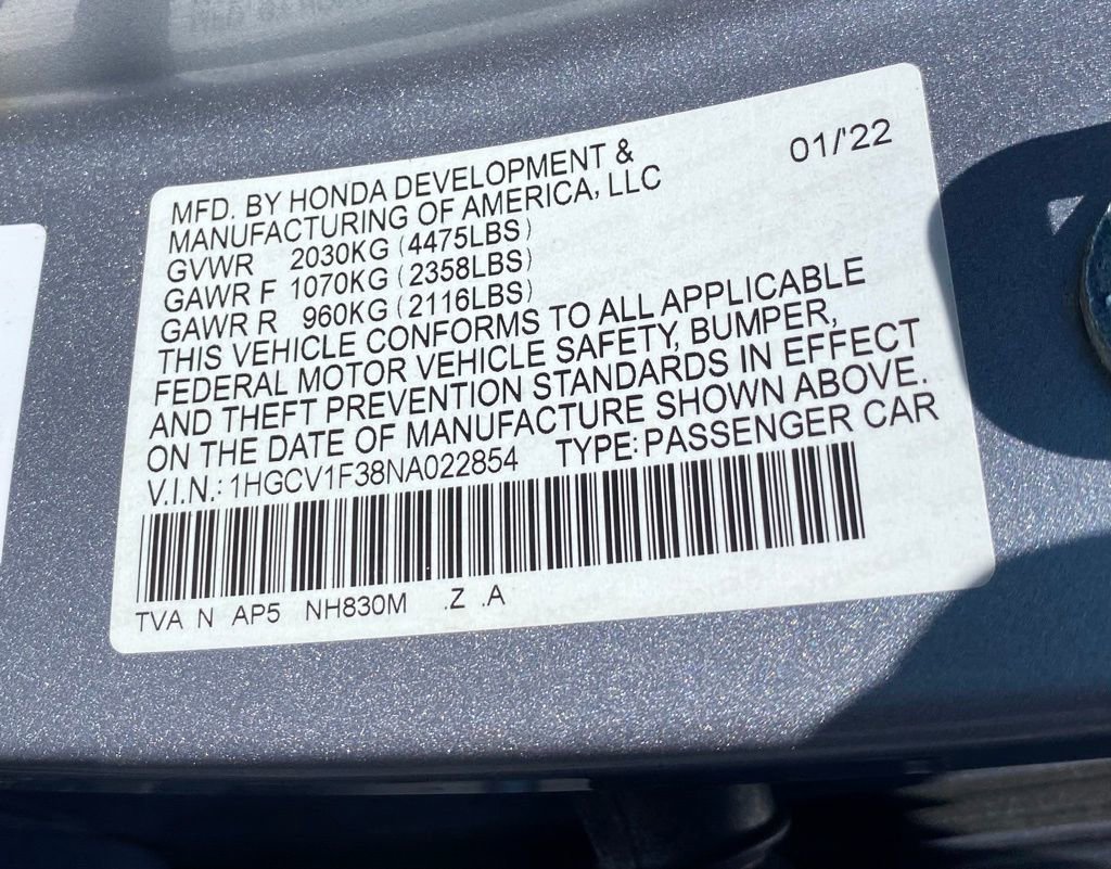 Used 2022 Honda Accord Sport image 21