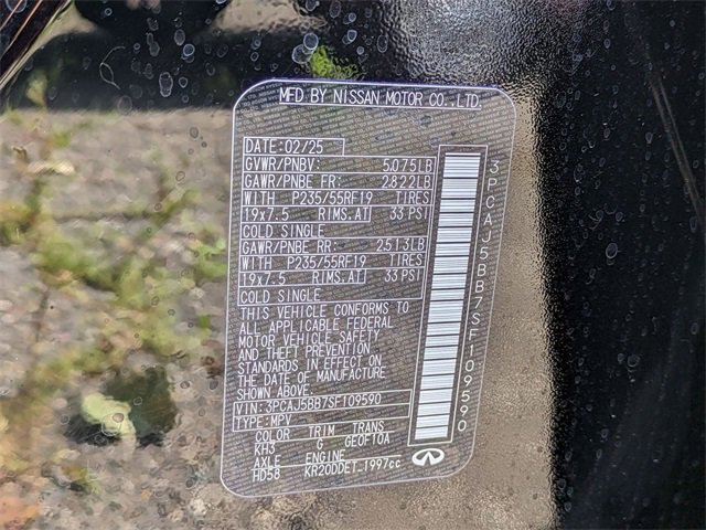 New 2025 INFINITI QX50 Luxe image 34