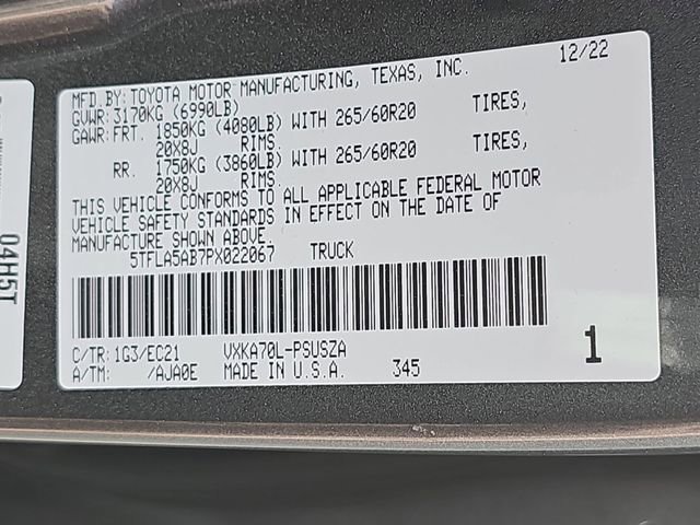 Used 2023 Toyota Tundra SR5 w/ TRD Sport Premium Package image 34