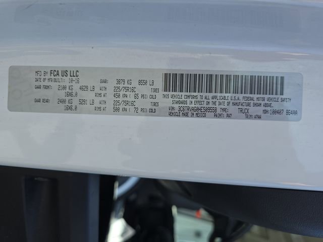 Used 2017 RAM ProMaster 1500 w/ Mopar Trailer Tow Group FWD image 14