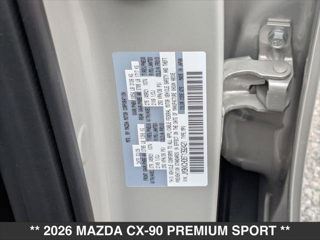 New 2026 MAZDA CX-90 3.3 Turbo w/ Premium Sport Pkg AWD/4WD image 15