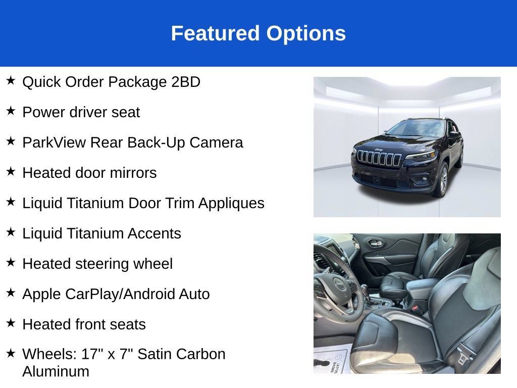 Used 2021 Jeep Cherokee Latitude Plus AWD/4WD image 3