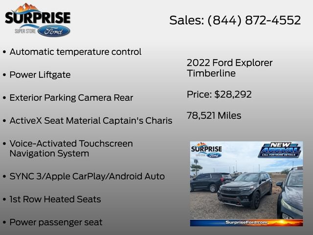 Certified 2022 Ford Explorer Timberline AWD/4WD image 13