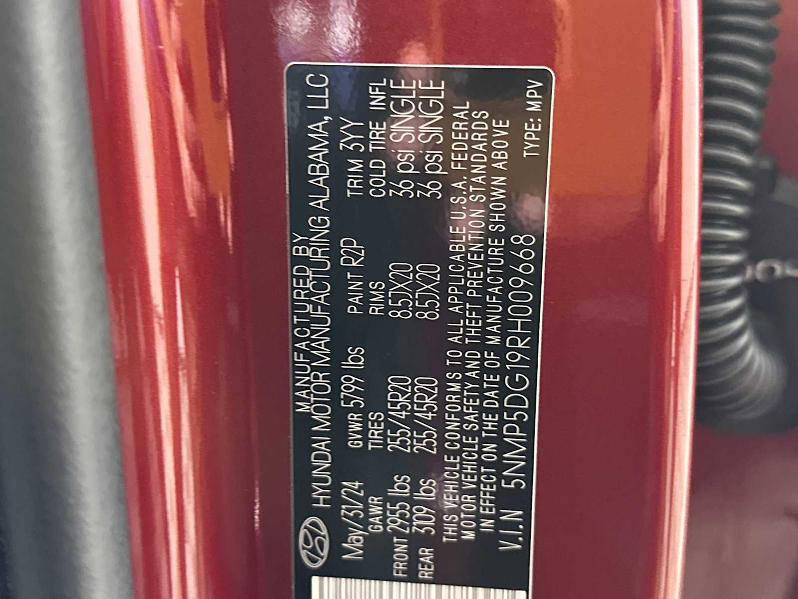 Certified 2024 Hyundai Santa Fe Calligraphy image 32