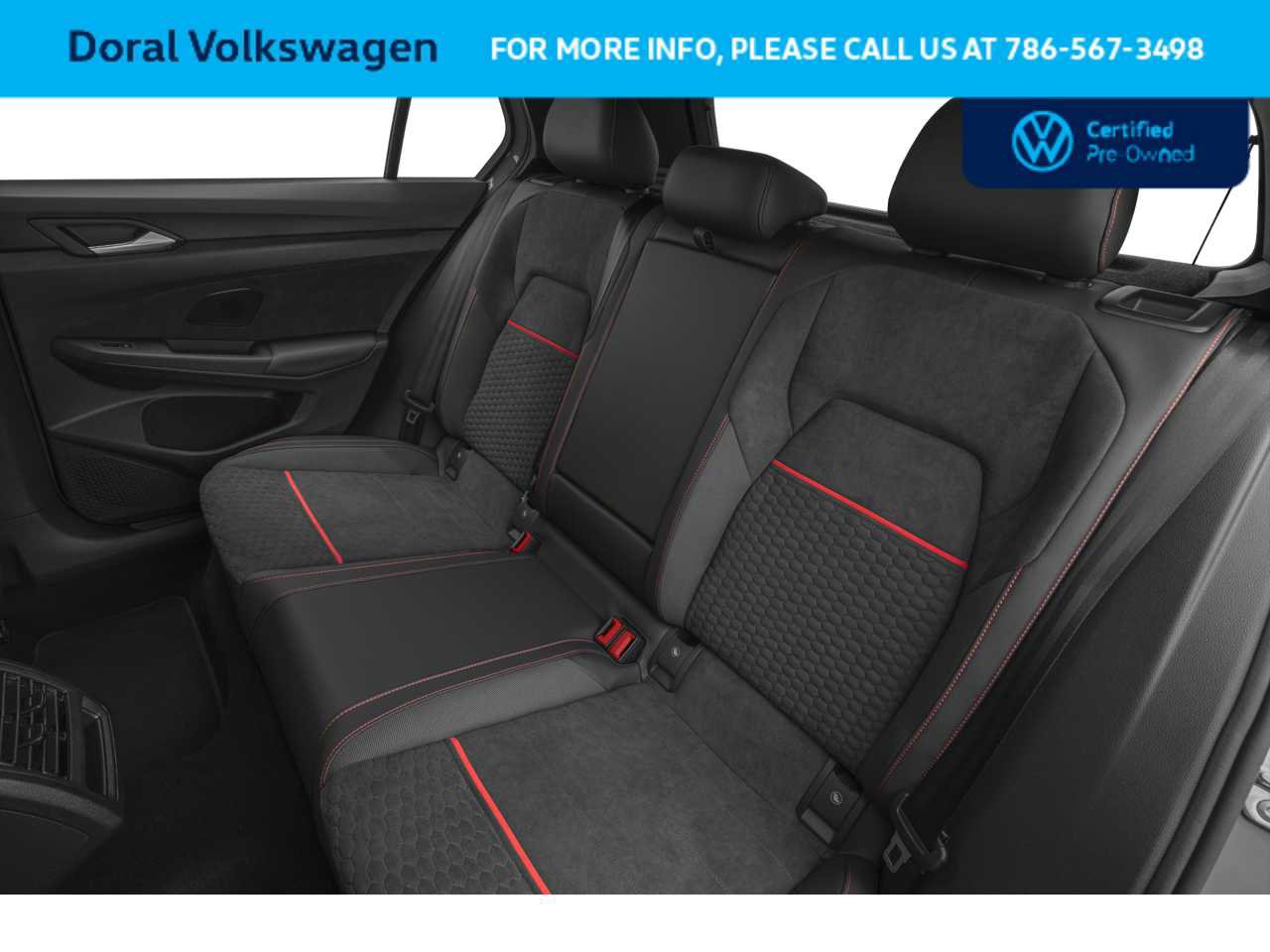 Used 2025 Volkswagen GTI SE w/ SE Leather Seating Package FWD image 12
