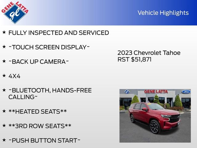Used 2023 Chevrolet Tahoe RST image 34