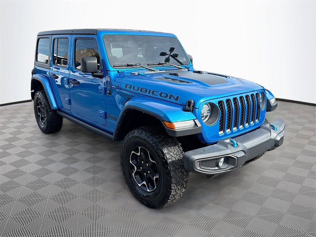 Used 2022 Jeep Wrangler Unlimited Rubicon 4xe w/ Cold Weather Group image 4