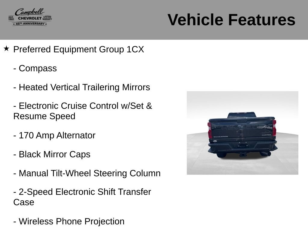 Used 2024 Chevrolet Silverado 2500 Custom w/ Custom Value Package AWD/4WD image 16