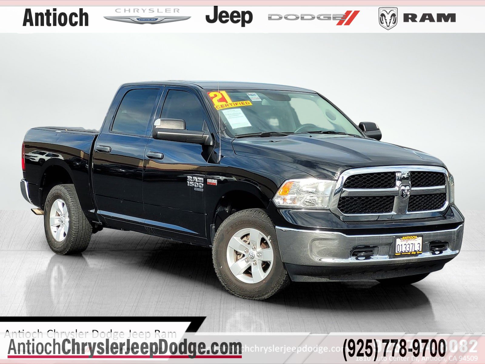 Certified 2021 RAM 1500 Tradesman w/ Chrome Plus Package