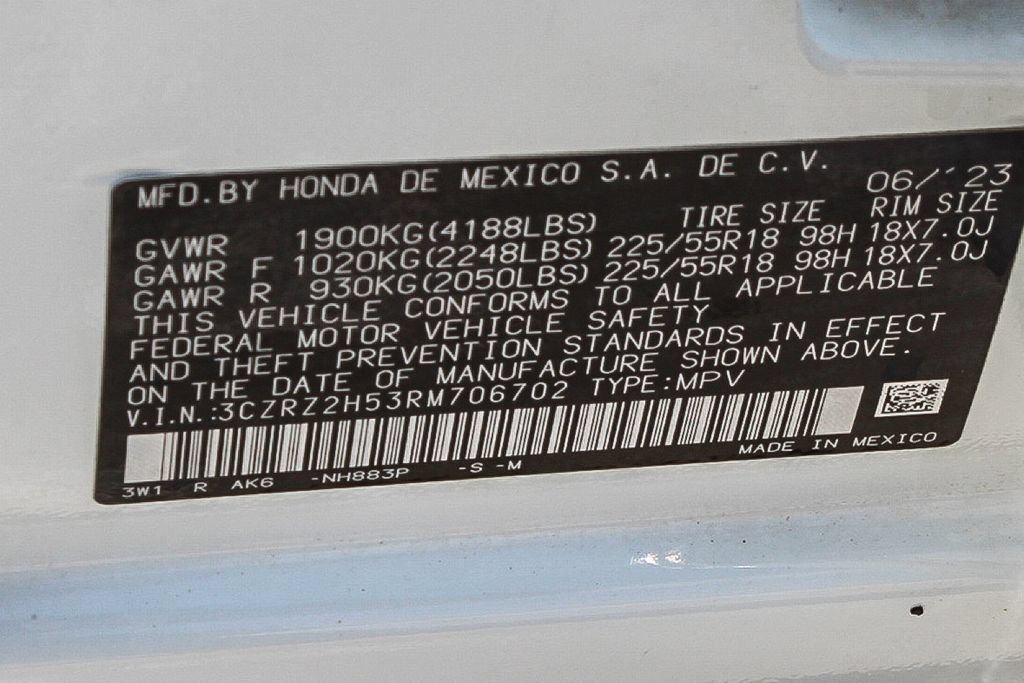 Certified 2024 Honda HR-V Sport image 28