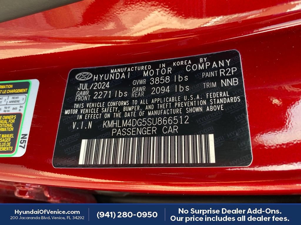 Certified 2025 Hyundai Elantra Sport FWD image 20