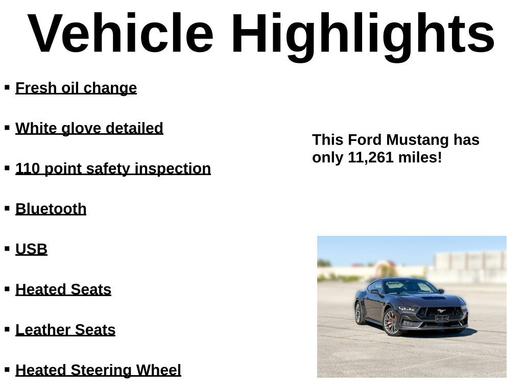 Used 2024 Ford Mustang GT Premium RWD image 30