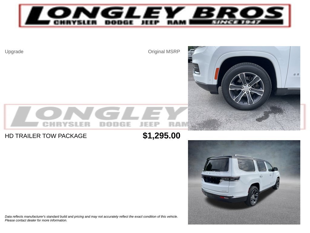 Used 2022 Jeep Grand Wagoneer Series I w/ HD Trailer Tow Package AWD/4WD image 2