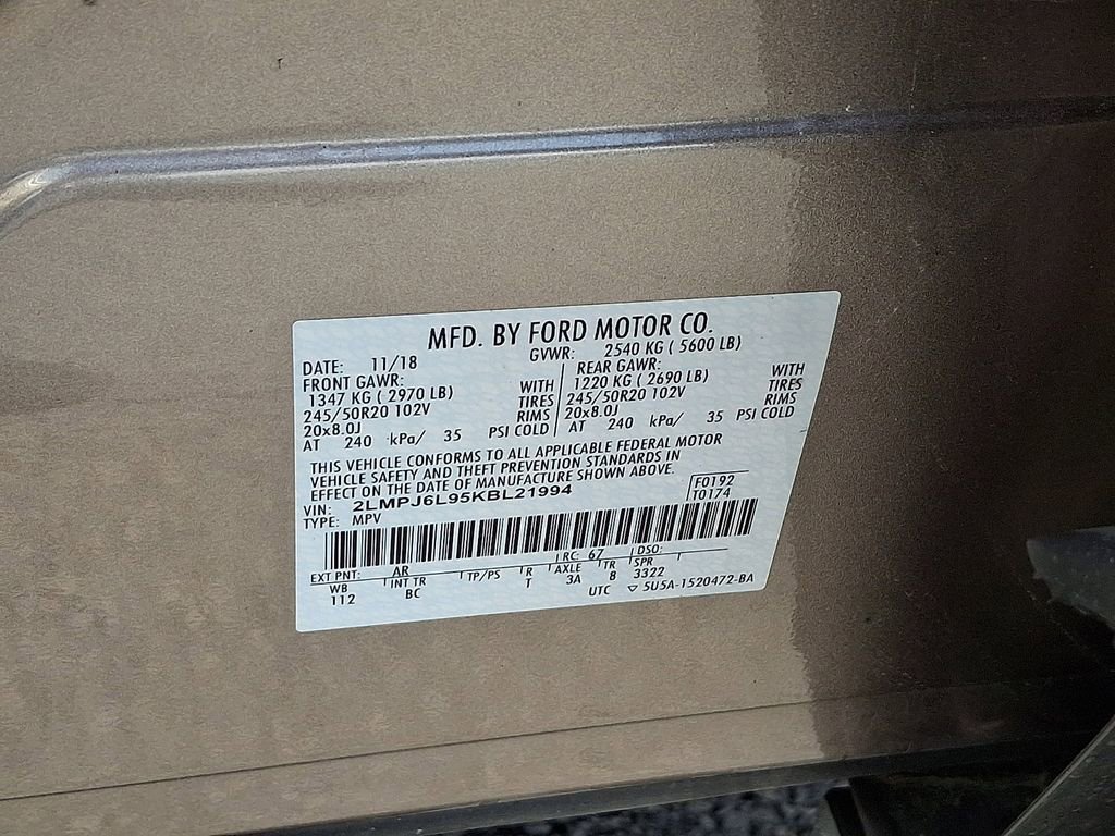 Certified 2019 Lincoln Nautilus Reserve FWD image 26