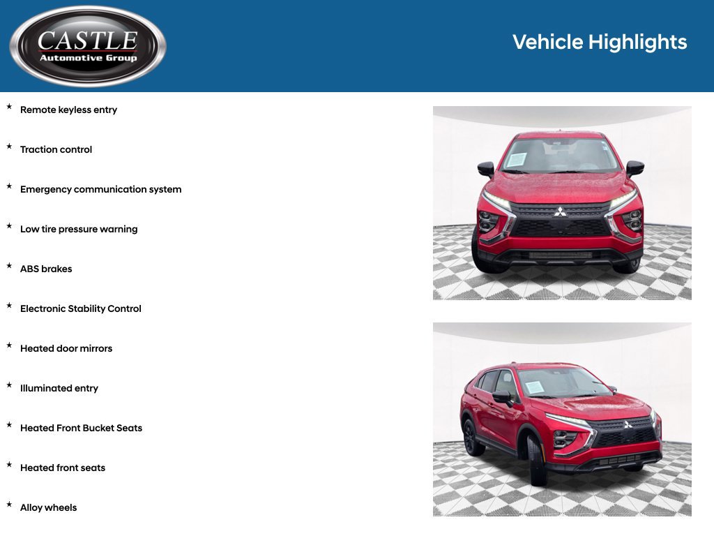Used 2024 Mitsubishi Eclipse Cross AWD image 3