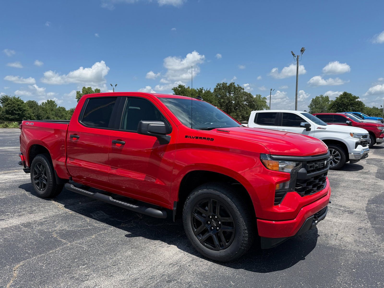 New 2025 Chevrolet Silverado 1500 Custom w/ Turbomax Blackout Package AWD/4WD image 3