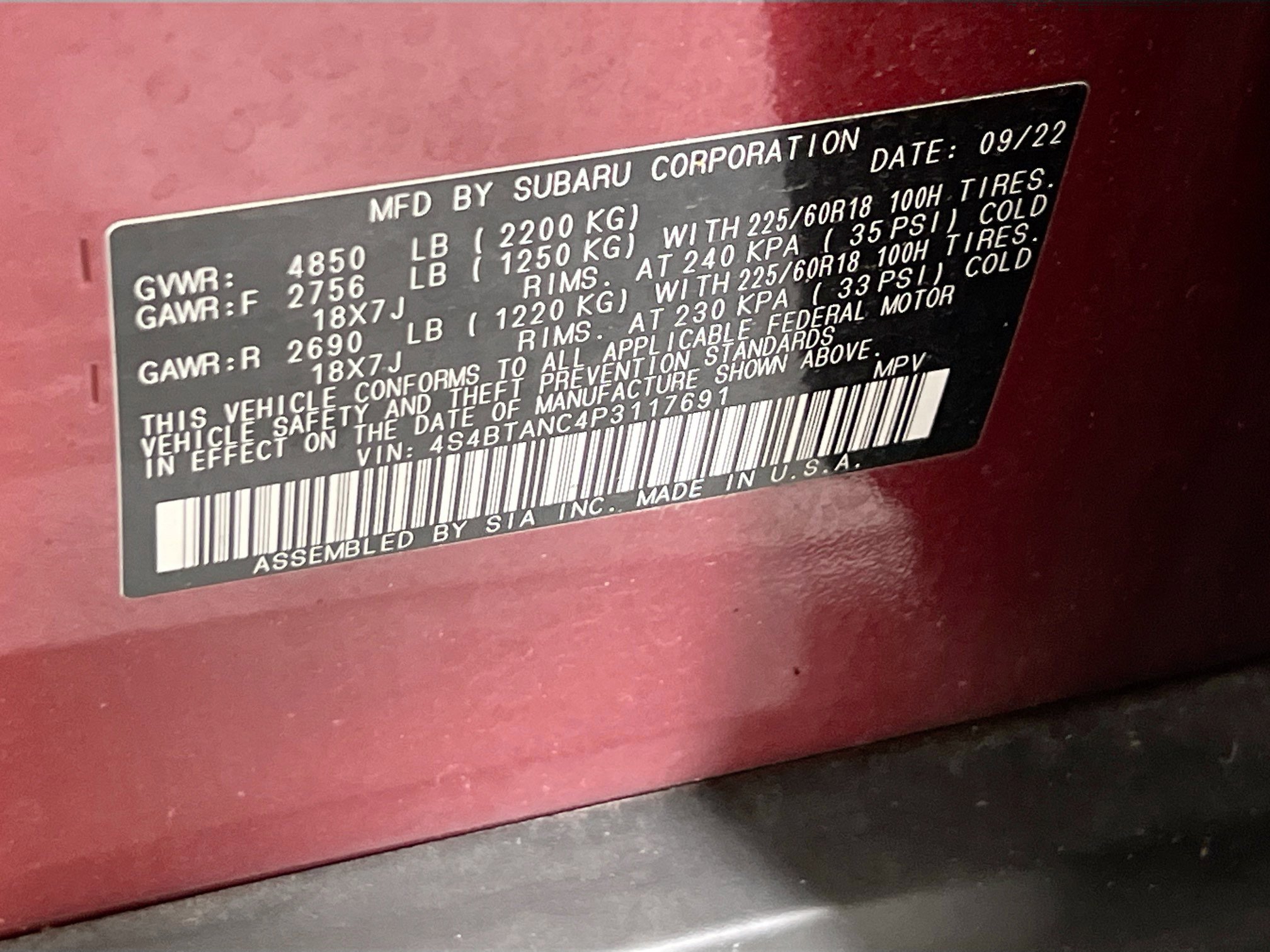 Used 2023 Subaru Outback Limited image 31