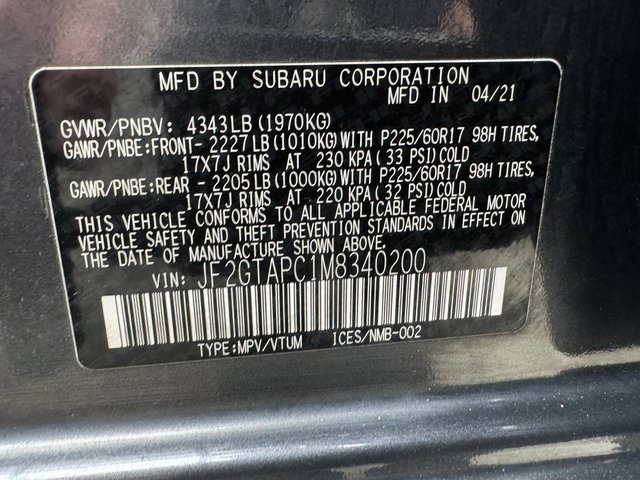 Used 2021 Subaru Crosstrek 2.0i Premium image 30