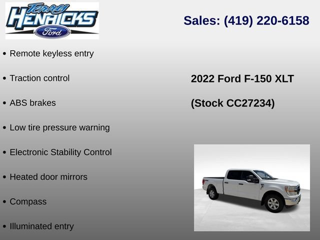 Used 2022 Ford F150 XLT w/ Equipment Group 301A Mid AWD/4WD image 12