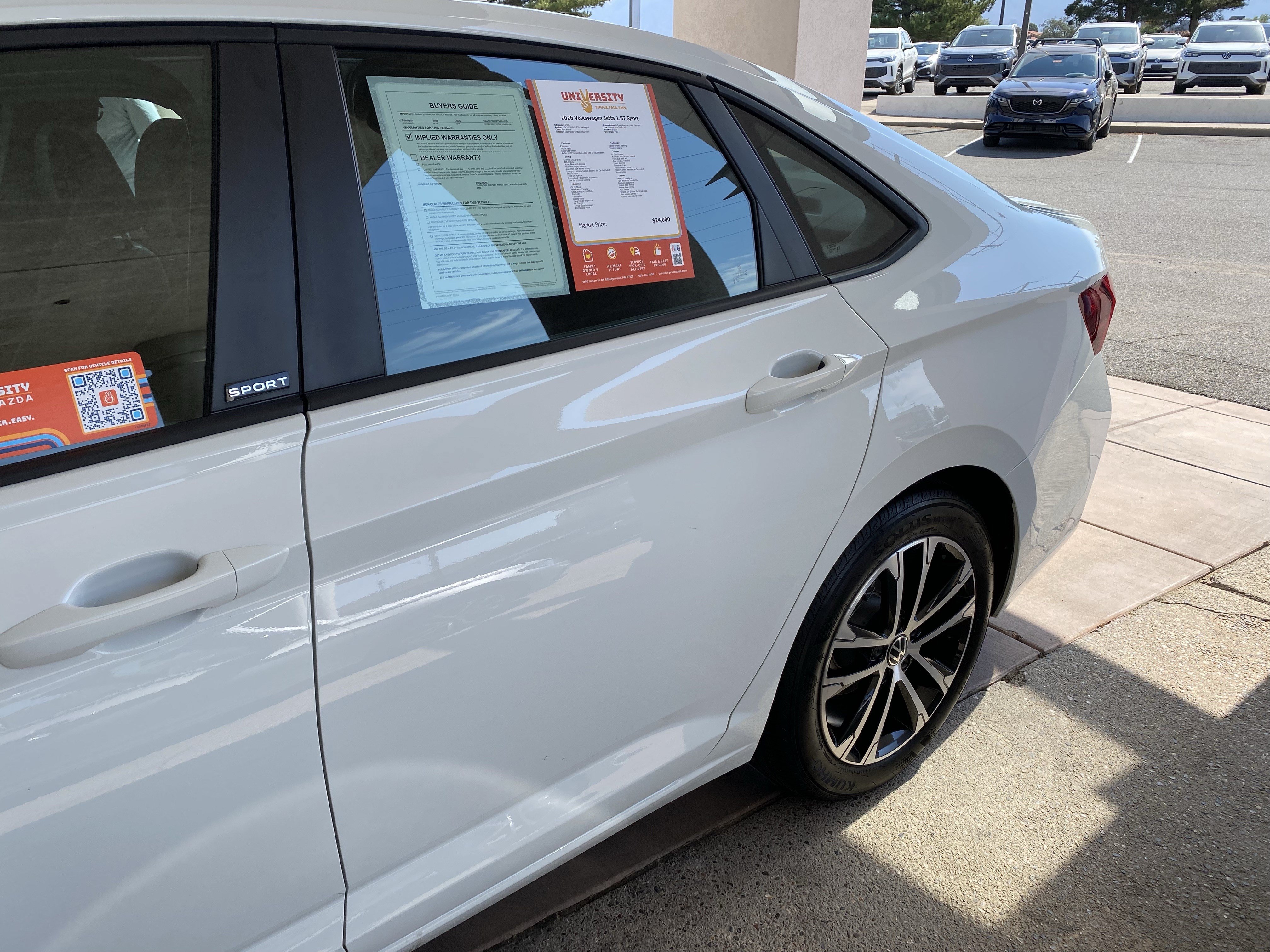 Certified 2026 Volkswagen Jetta Sport FWD image 48