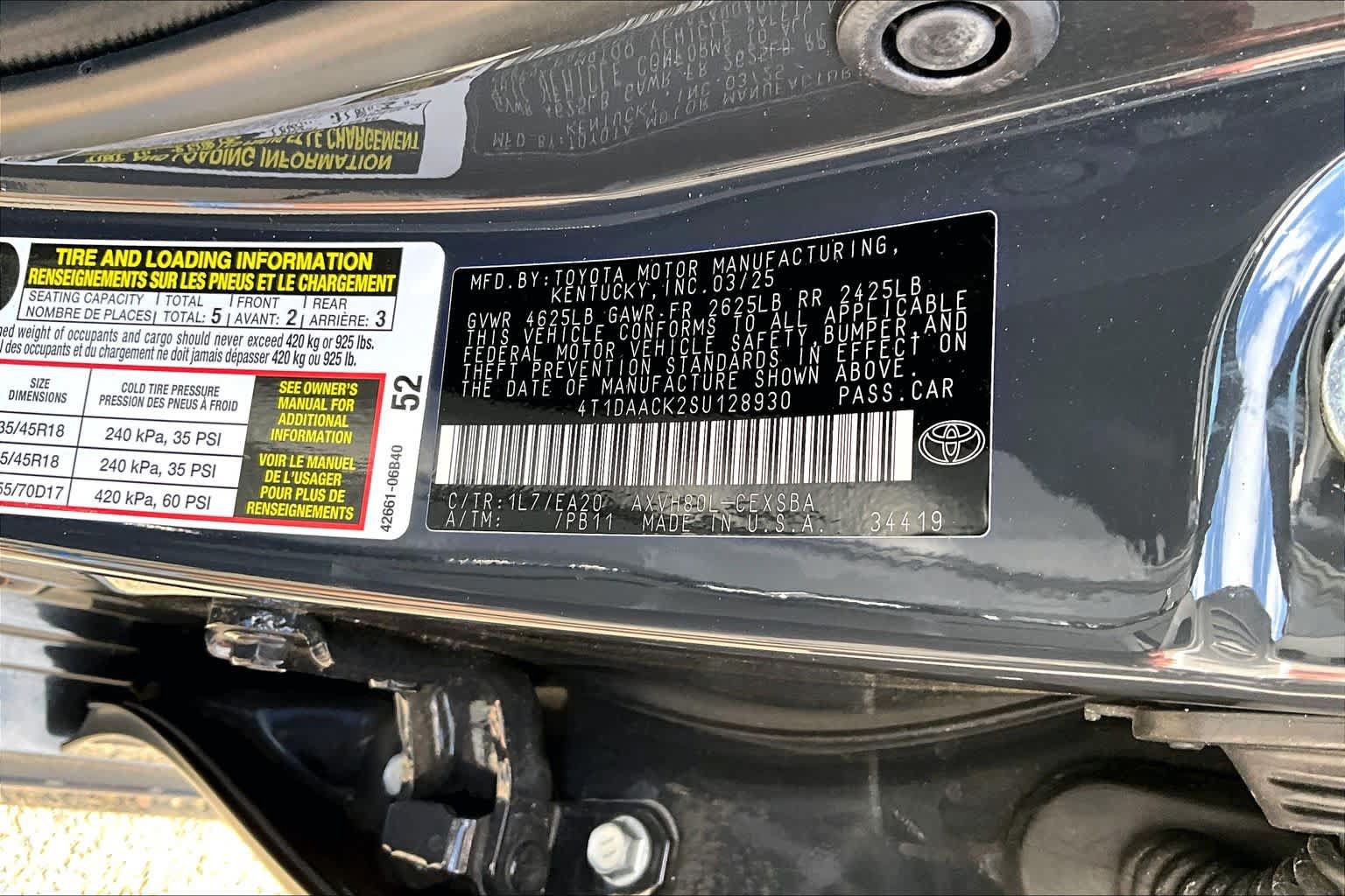 Certified 2025 Toyota Camry SE w/ Convenience Package FWD image 36