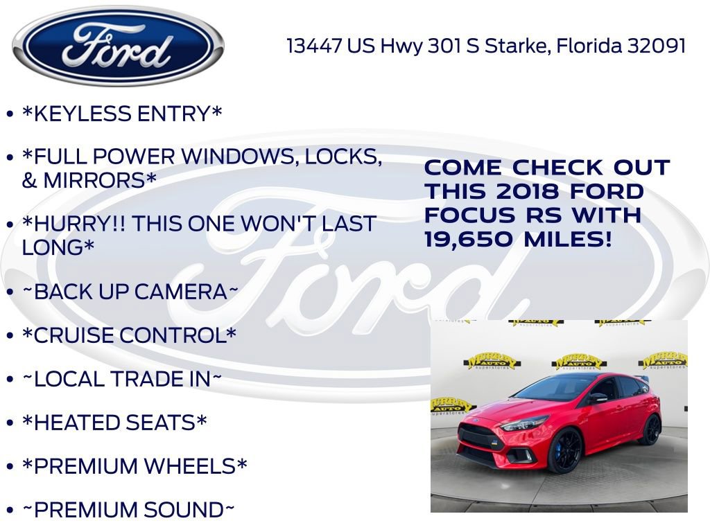 Used 2018 Ford Focus RS image 10