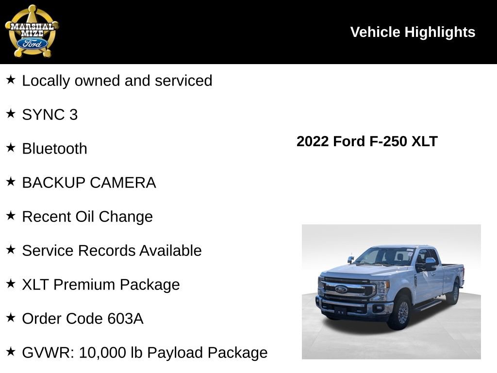 Used 2022 Ford F250 XLT w/ XLT Premium Package image 2