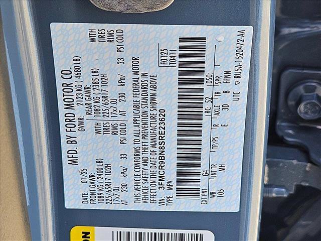 New 2025 Ford Bronco Sport Big Bend w/ Convenience Package image 16