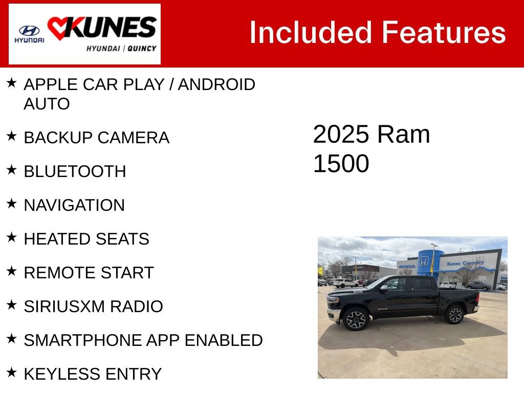 Used 2025 RAM 1500 Laramie AWD/4WD image 2