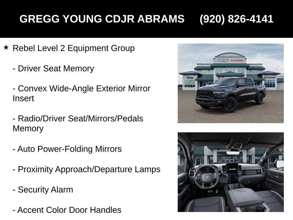New 2026 RAM 1500 Rebel w/ G/T Package image 25