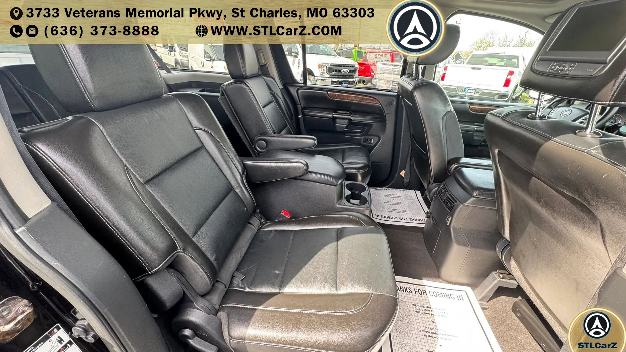 Used 2014 Nissan Armada Platinum w/ 2nd Row Captain Seat Package image 20