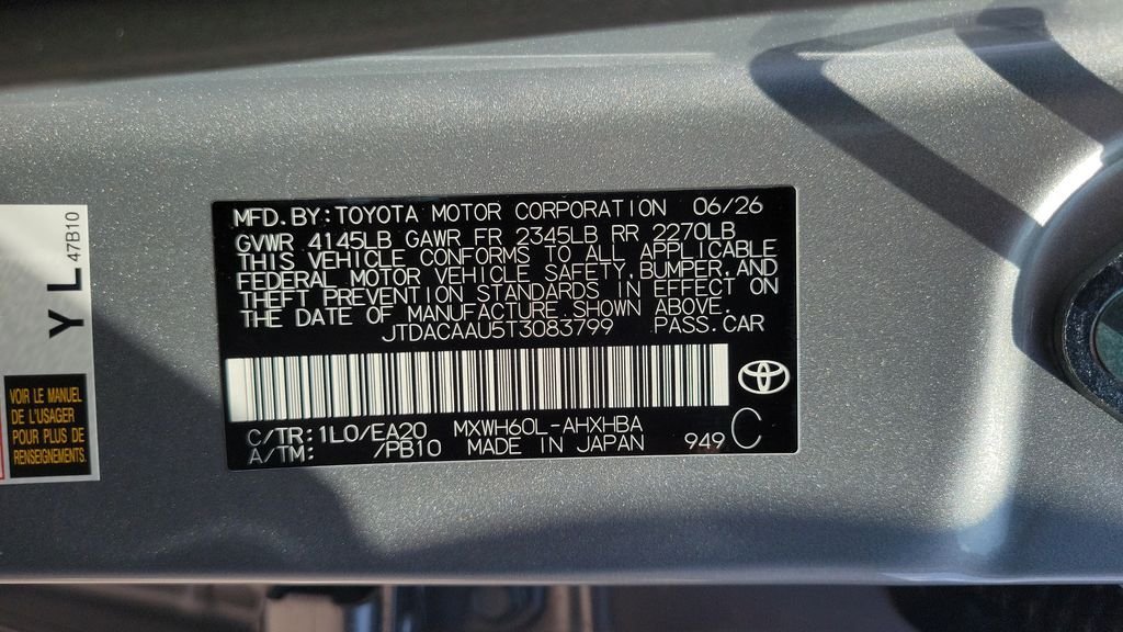 New 2026 Toyota Prius Limited FWD image 25