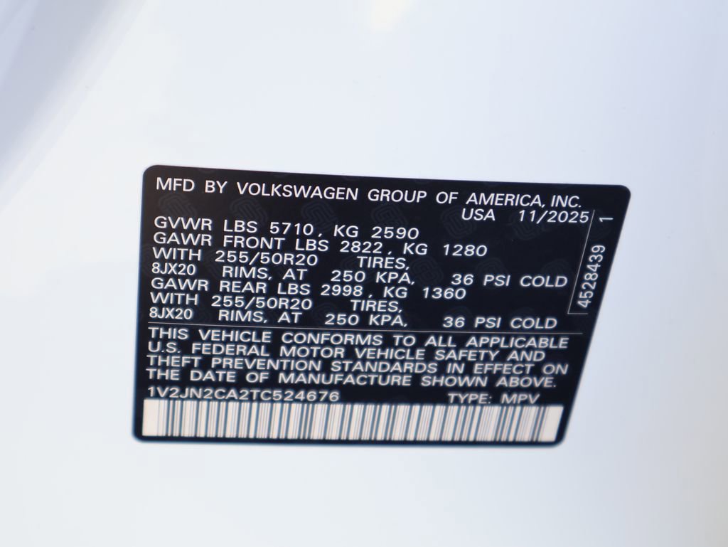 New 2026 Volkswagen Atlas SE image 43