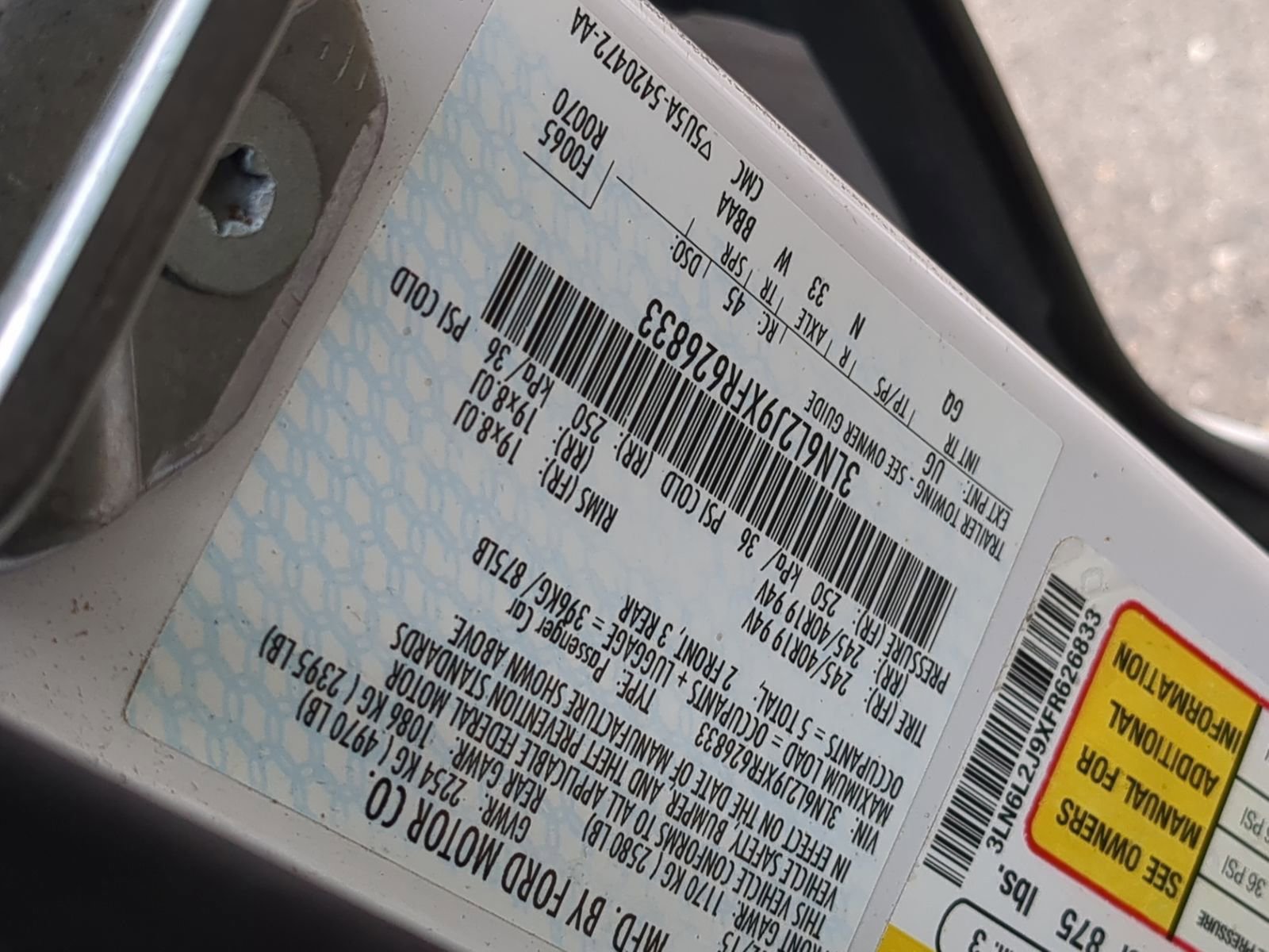 Used 2015 Lincoln MKZ AWD w/ Equipment Group 102A Reserve image 40