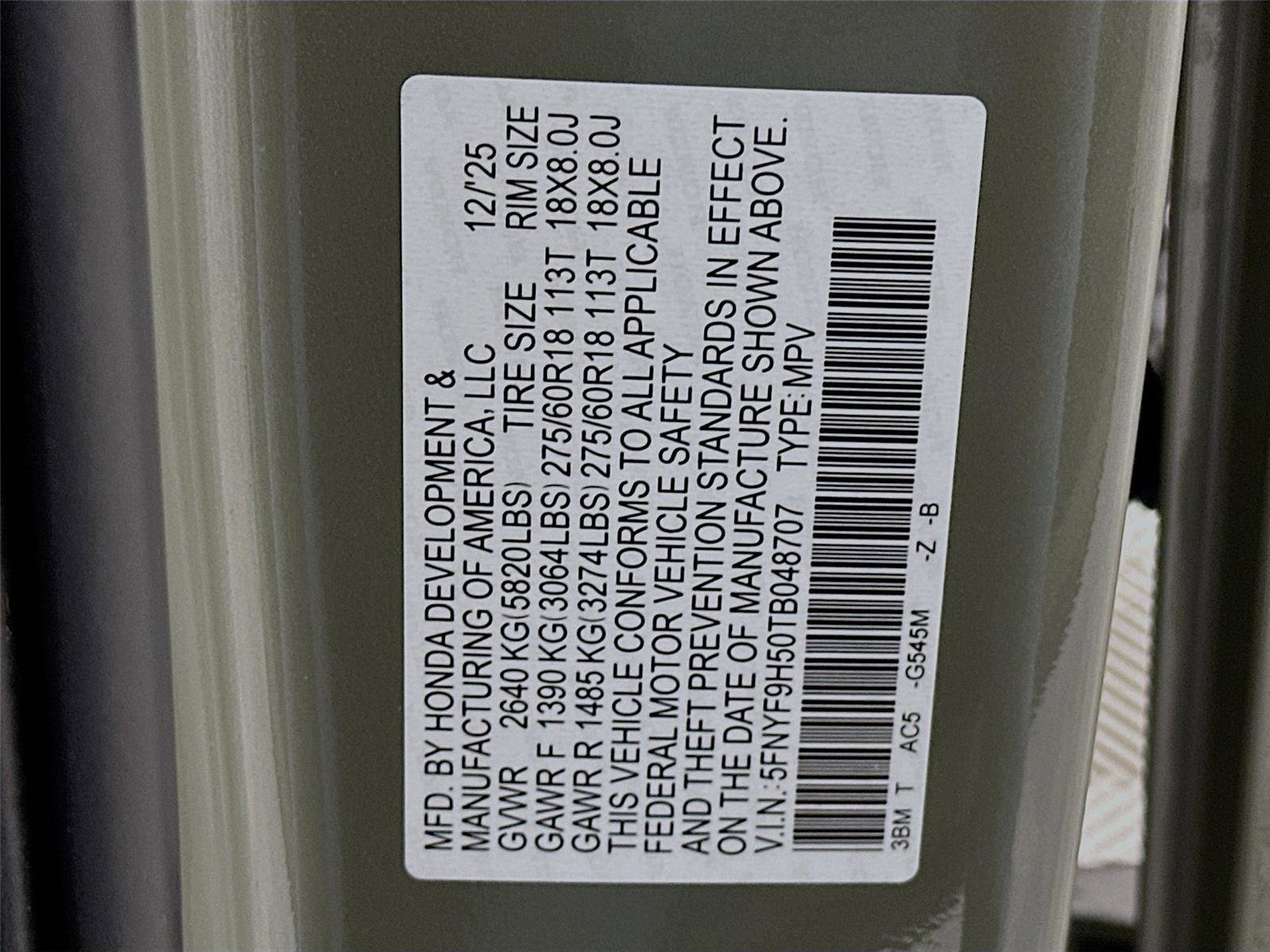 New 2026 Honda Passport TrailSport image 31