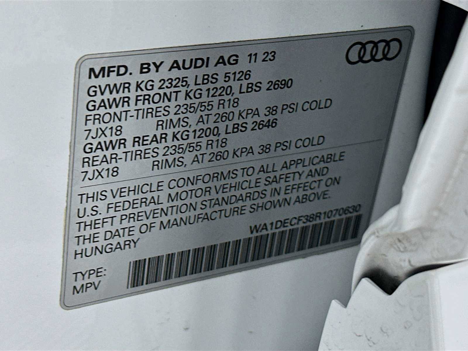 Certified 2024 Audi Q3 2.0T Premium w/ Convenience Package image 30