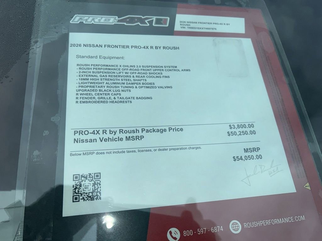 New 2026 Nissan Frontier PRO-4X w/ Pro Premium Package AWD/4WD image 12