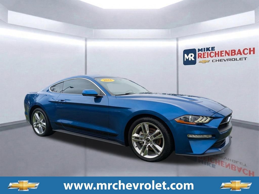 Used 2018 Ford Mustang Premium w/ Pony Package RWD image 1
