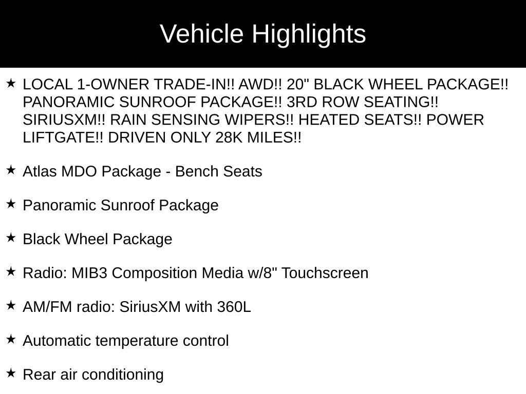 Used 2022 Volkswagen Atlas SE AWD/4WD image 37