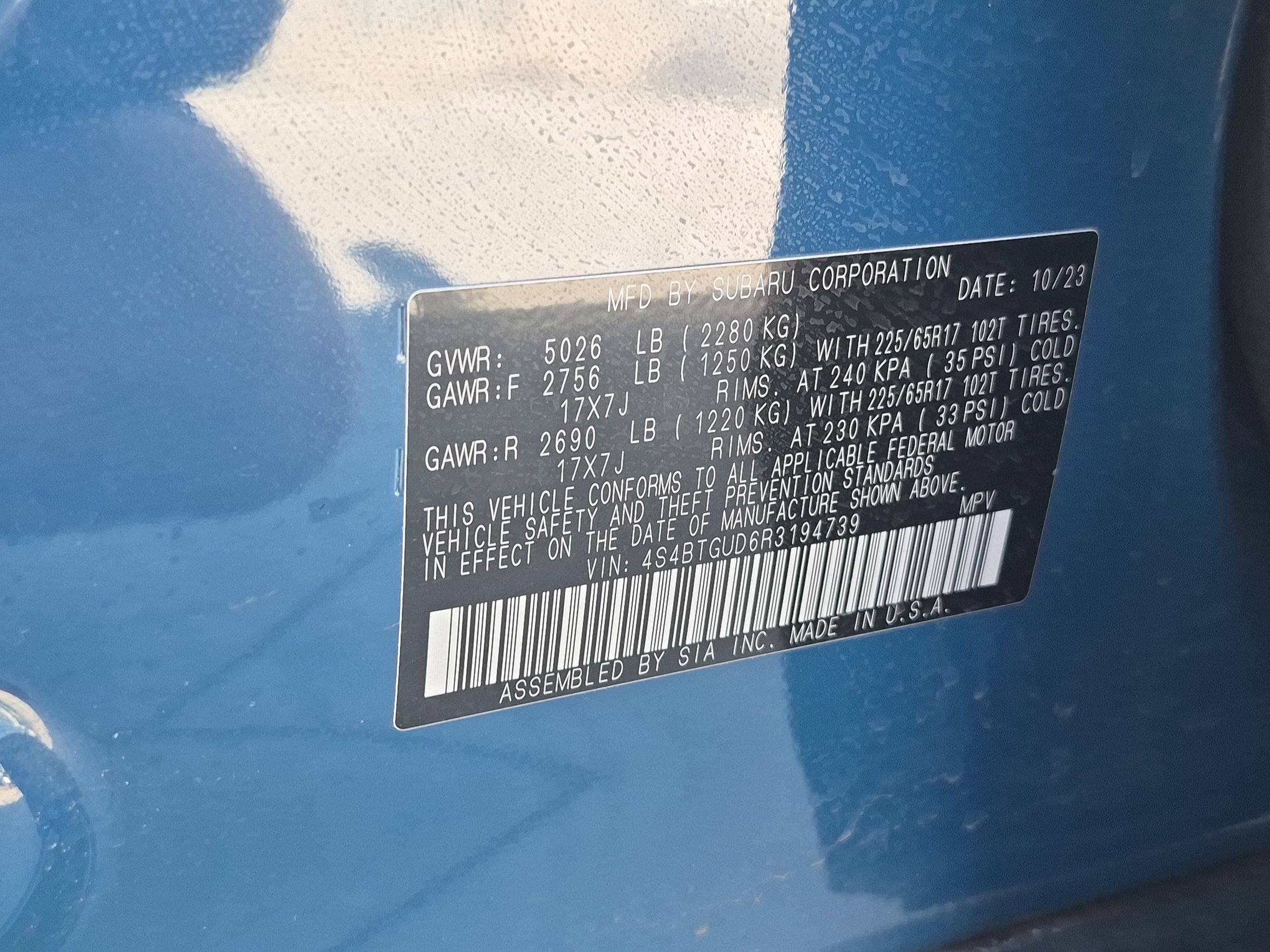 Used 2024 Subaru Outback Wilderness AWD/4WD image 34